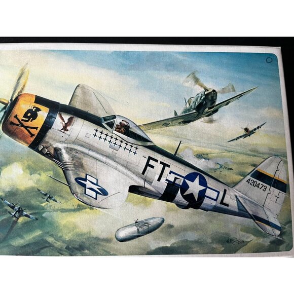 Vintage 1974 REPUBLIC P-47D THUNDERBOLT Hasegawa Model Kit A8 JS-094:300 1:72 - Picture 4 of 10